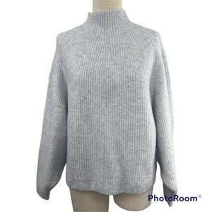 NWT TOPSHOP Baby Blue Soft Turtle Neck Sweater (4-6)